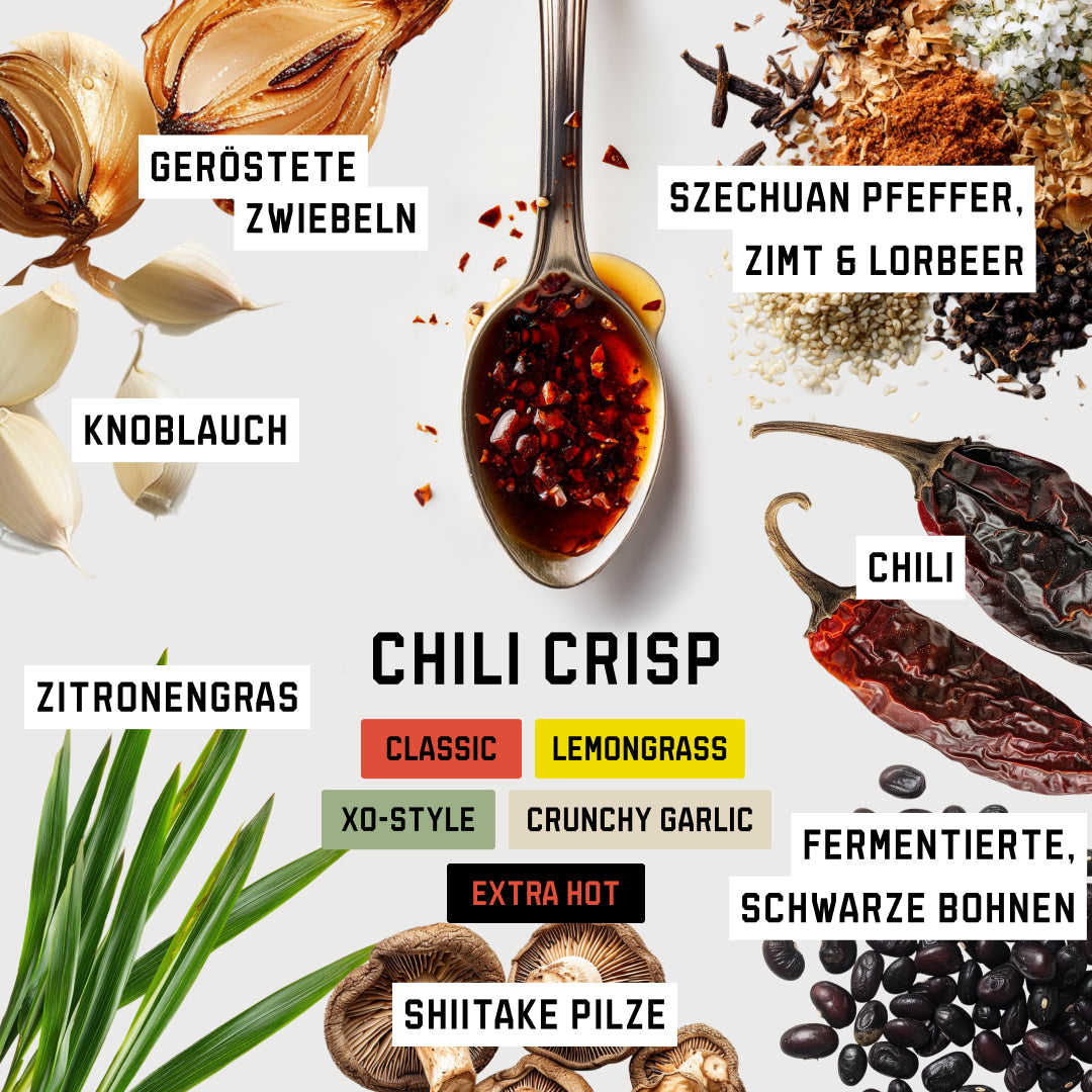 THE CHILI CRISP CORE - 6ER-SET