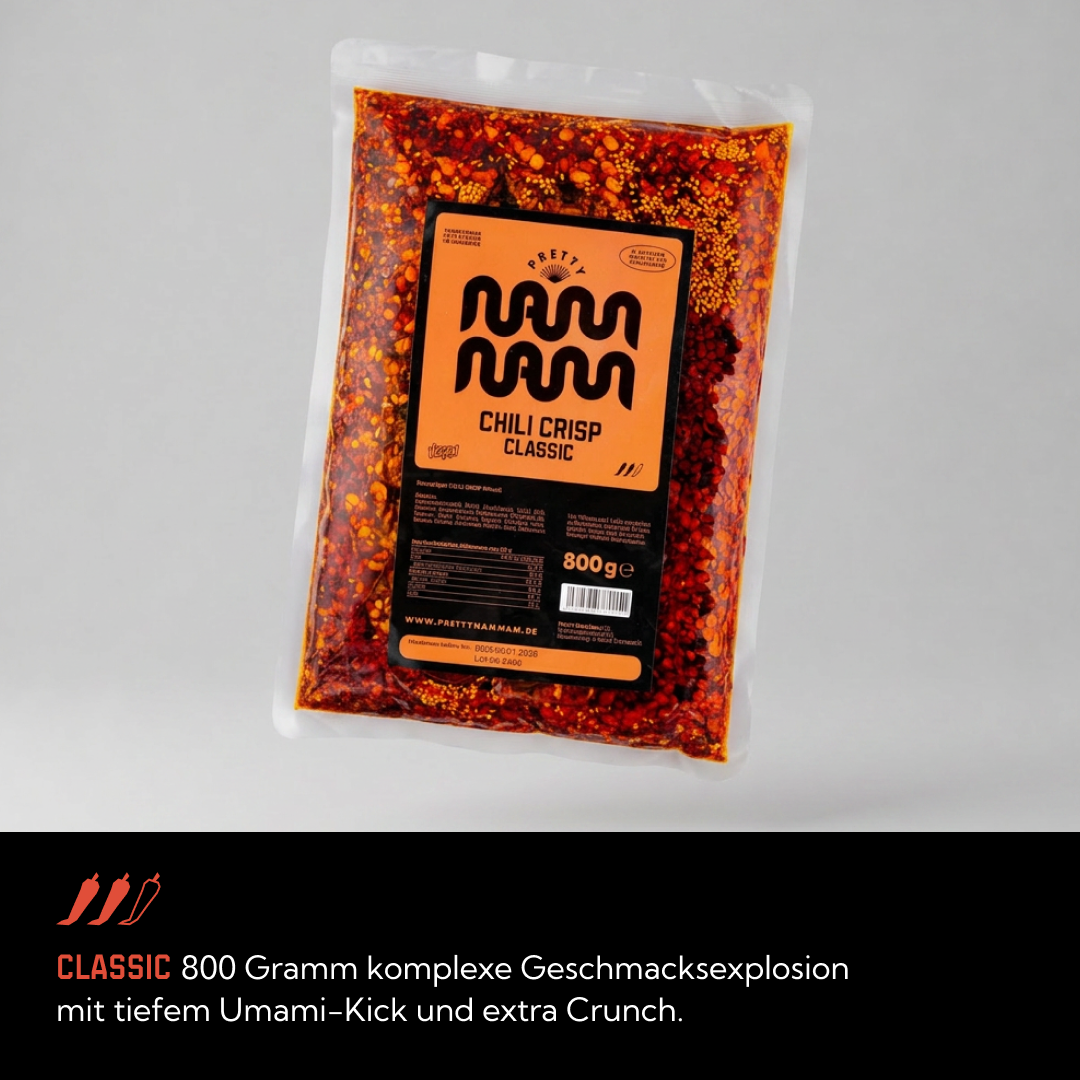 CHILI CRISP CLASSIC - 800 GRAMM BAG