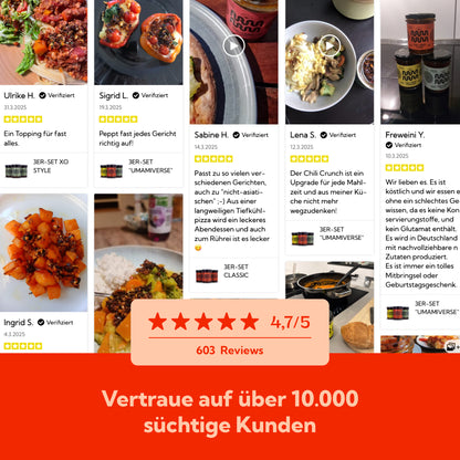 Kundenbewertungen zu Pretty NamNam Chili Crisp: 4,7 von 5 Sternen aus 603 Reviews