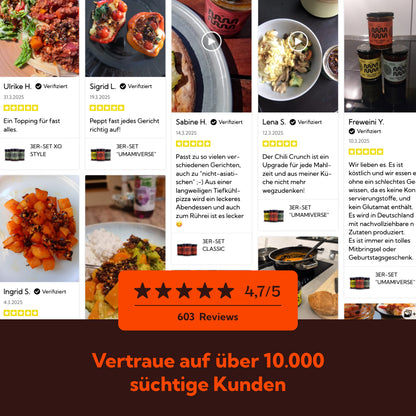 Kundenbewertungen zu Pretty NamNam Chili Crisp: 4,7 von 5 Sternen aus 603 Reviews