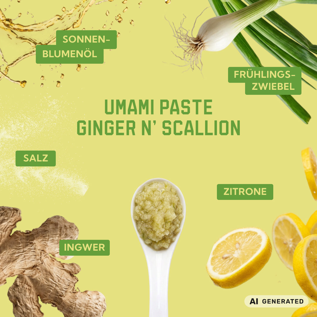 Zutaten von Umami Paste Ginger n&