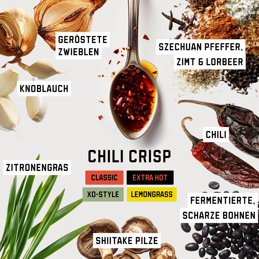 CHILI CRISP HEAT LOVERS BUNDLE - 4ER-SET