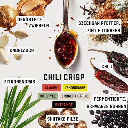 THE CHILI CRISP CORE - 6ER-SET