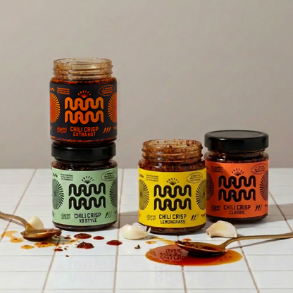 CHILI CRISP HEAT LOVERS BUNDLE - 4ER-SET