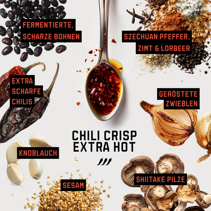 CHILI CRISP EXTRA HOT - 6ER-SET