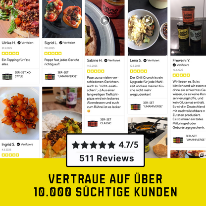 CHILI CRISP TASTING SET - 4ER-SET