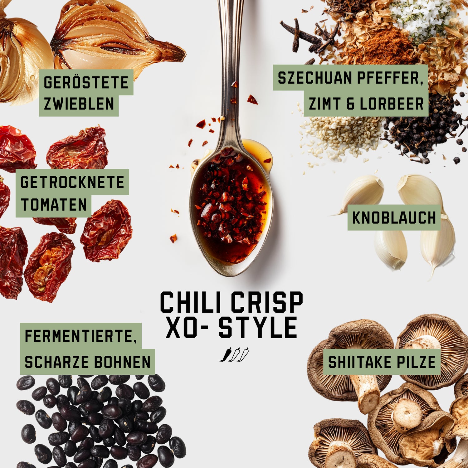 CHILI CRISP XO STYLE - 6ER-SET